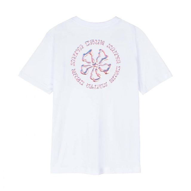 Tee-shirt femme Santa Cruz Chrome Ringed Flower White
