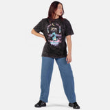 Tee-shirt femme Santa Cruz Night Visions Black Acid Wash