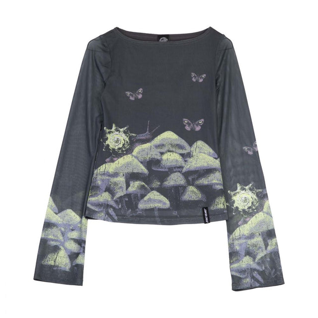 Tee-shirt manches longues femme Santa Cruz Strip Boat Neck Night Visions