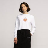 Tee-shirt manches longues femme Santa Cruz Wonder Fisheye Front White