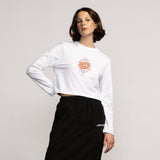 Tee-shirt manches longues femme Santa Cruz Wonder Fisheye Front White