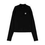 Tee-shirt manches longues femme Santa Cruz Opus Dot Mock Neck Black