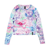 Tee-shirt manches longues femme Santa Cruz Strip Digi Mesh Critter