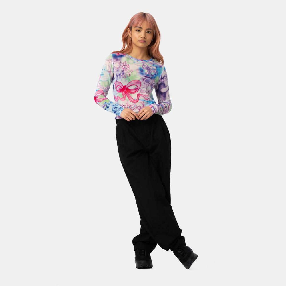 Tee-shirt manches longues femme Santa Cruz Strip Digi Mesh Critter