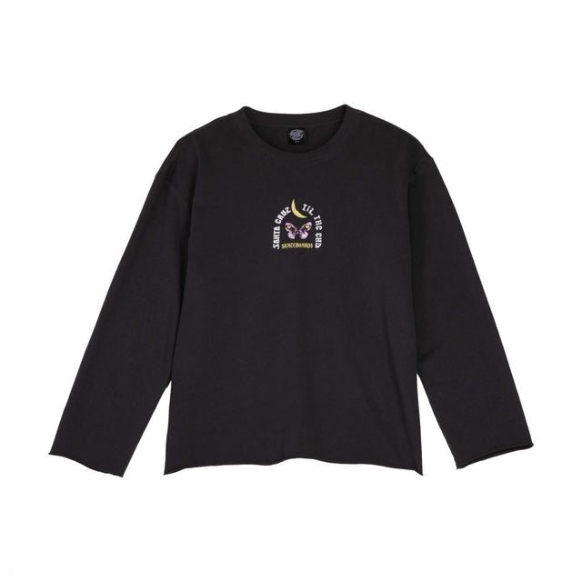 Tee-shirt manches longues femme Santa Cruz Night Visions Mini Charcoal Wash