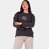 Tee-shirt manches longues femme Santa Cruz Night Visions Mini Charcoal Wash