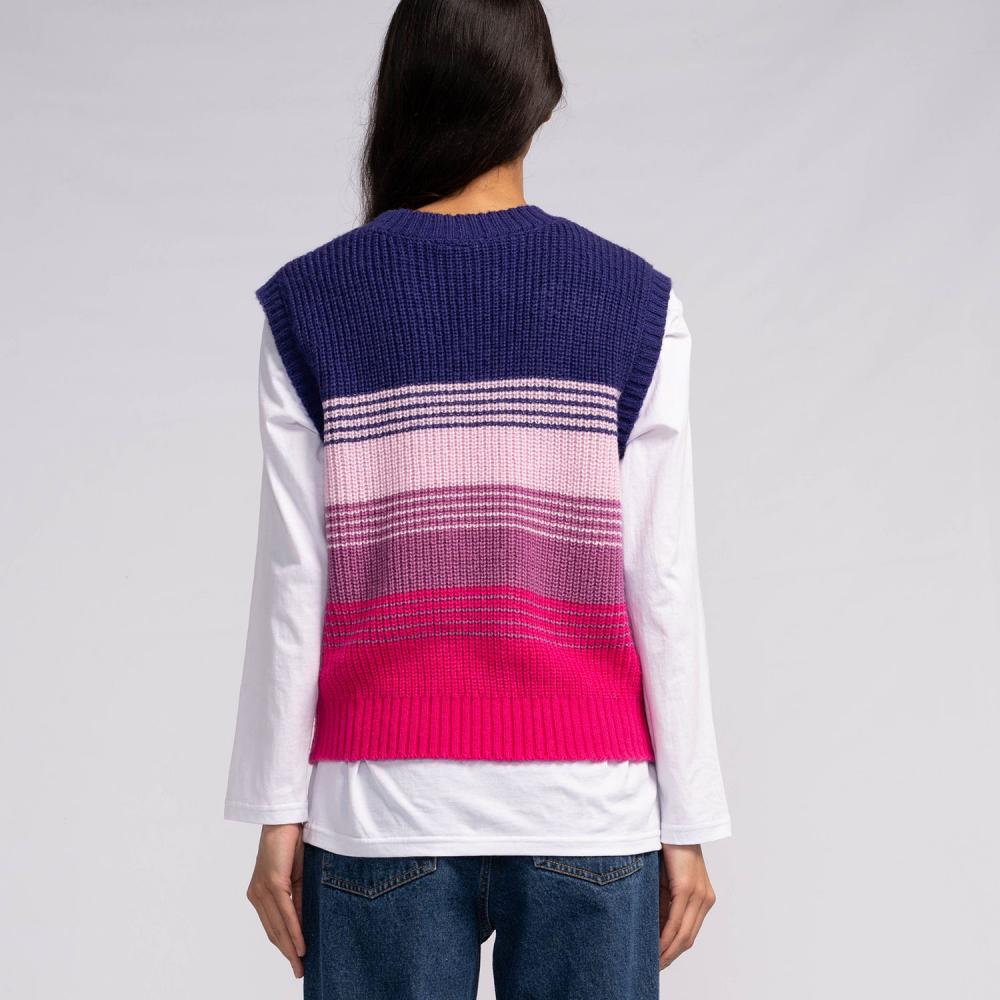 Gilet femme Santa Cruz Afterglow Knit Purple / Pink Fade