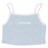 Gilet femme Santa Cruz Strip Contrast Fresh Blue / White