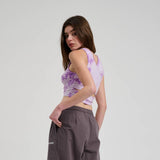 Gilet femme Santa Cruz Strip Crossover Back Lavender Tie Dye