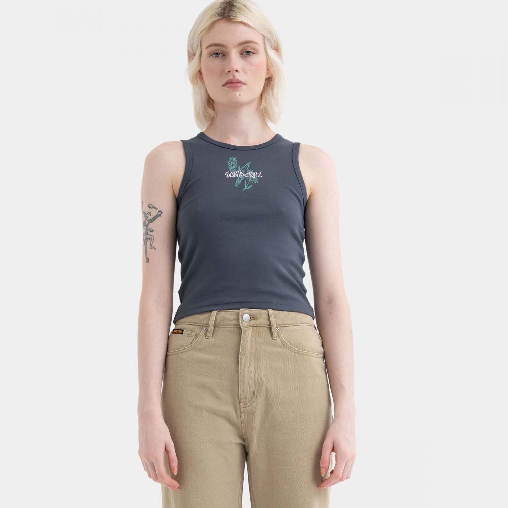 Débardeur femme Santa Cruz Dizzy Daisy Strip Slate
