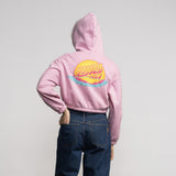 Sweat zippé à capuche femme Santa Cruz Sunrise Dot Fondant Pink