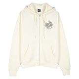 Sweat zippé à capuche femme Santa Cruz Fever Dream Mono Dot Off White