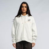 Sweat zippé à capuche femme Santa Cruz Singular Script Front Athletic Heather