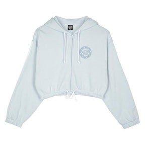 Sweat zippé à capuche femme Santa Cruz Check Outline Ringed Dot Fresh Blue