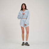 Sweat zippé à capuche femme Santa Cruz Check Outline Ringed Dot Fresh Blue