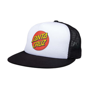 Casquette enfant Santa Cruz Classic Dot White / Black