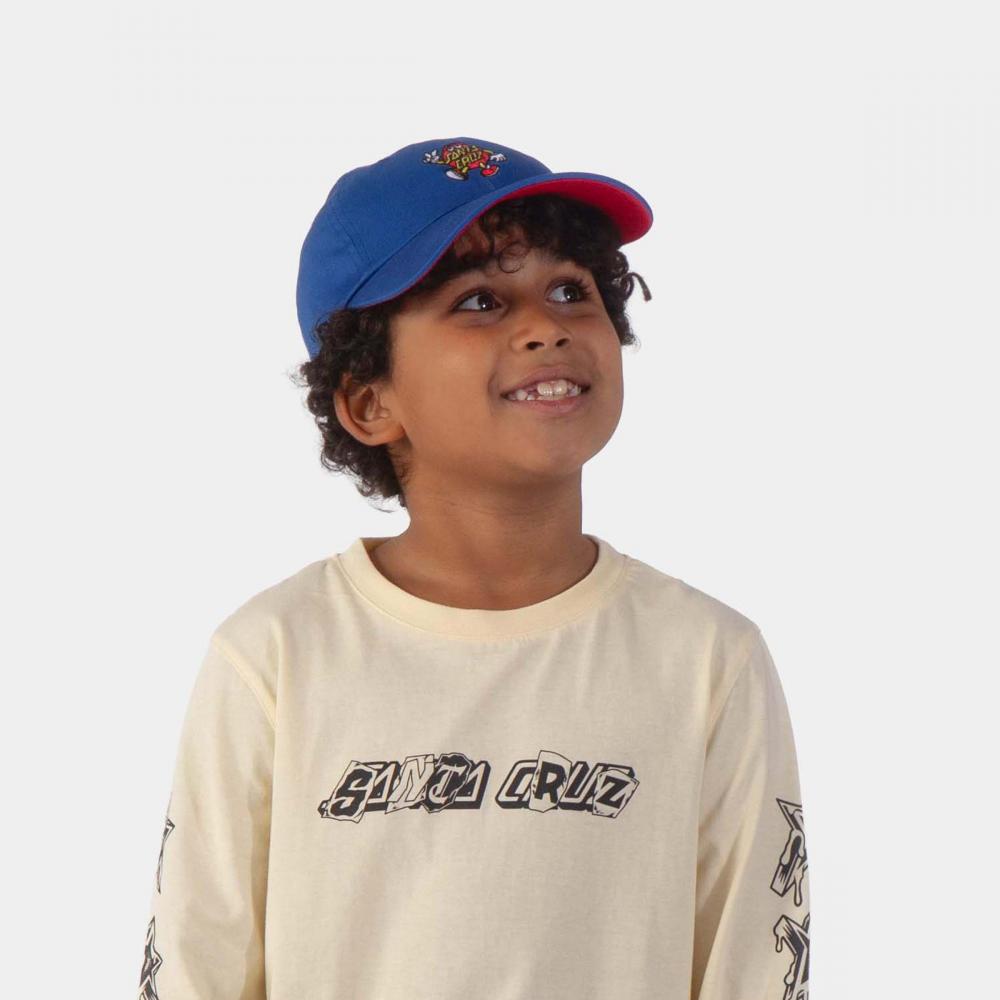Casquette enfant Santa Cruz Dot Guy TTE Sapphire