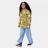 Sweat 1/4 zip enfant Santa Cruz Strip Oval Faded Khaki Camo