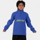 Sweat 1/4 zip enfant Santa Cruz Classic Fade Sapphire