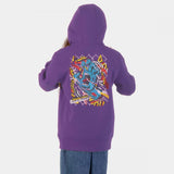 Sweat à capuche enfant Santa Cruz Damaged Hand Fresh Purple