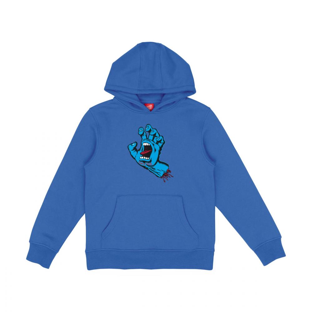Sweat à capuche enfant Santa Cruz Screaming Hand Sapphire