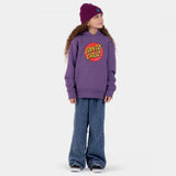Sweat à capuche enfant Santa Cruz Classic Dot Fresh Purple