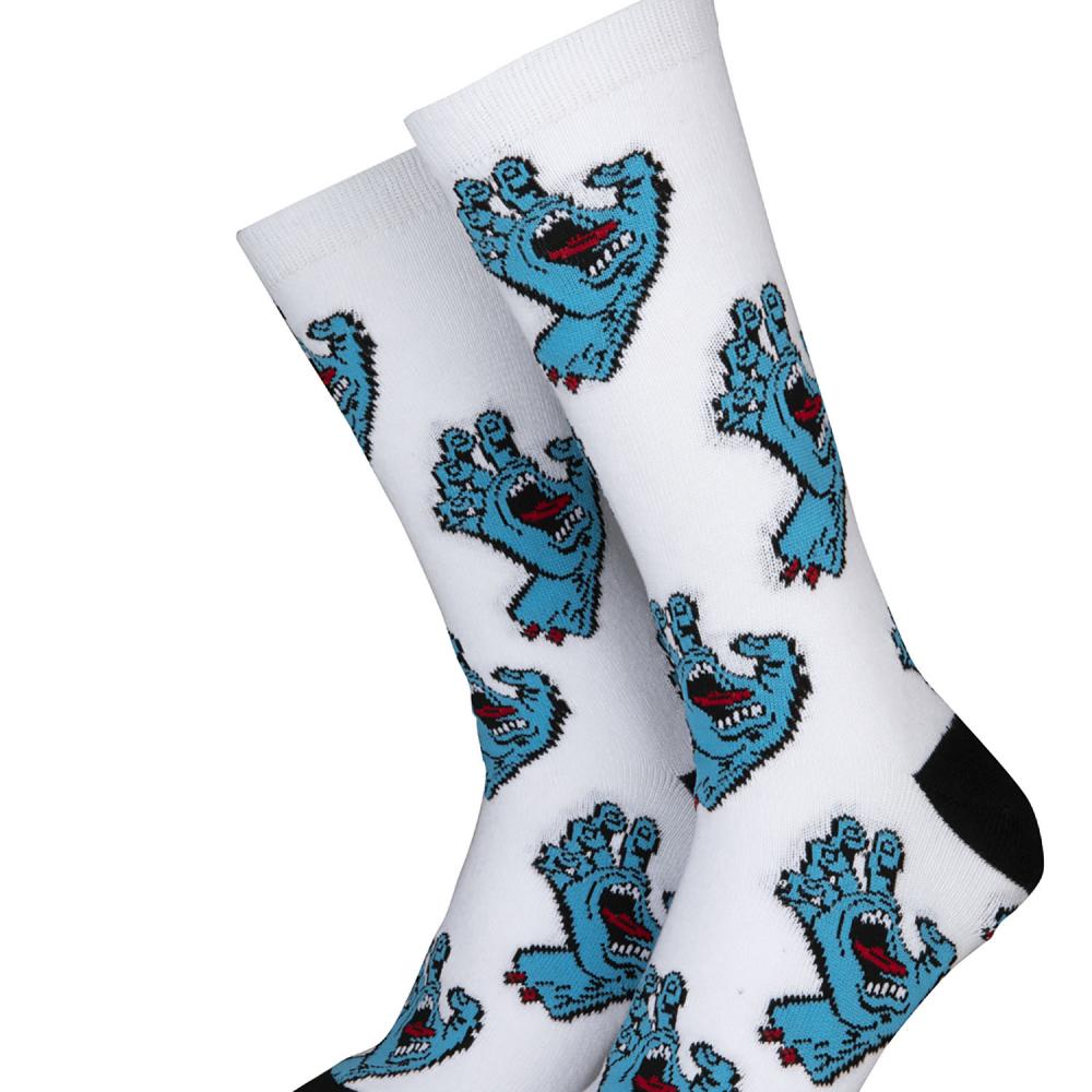 Chaussettes enfant Santa Cruz Multi Hand (lot de 2) White & Black