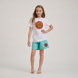 Short de bain enfant Santa Cruz Classic Dot Pool Blue