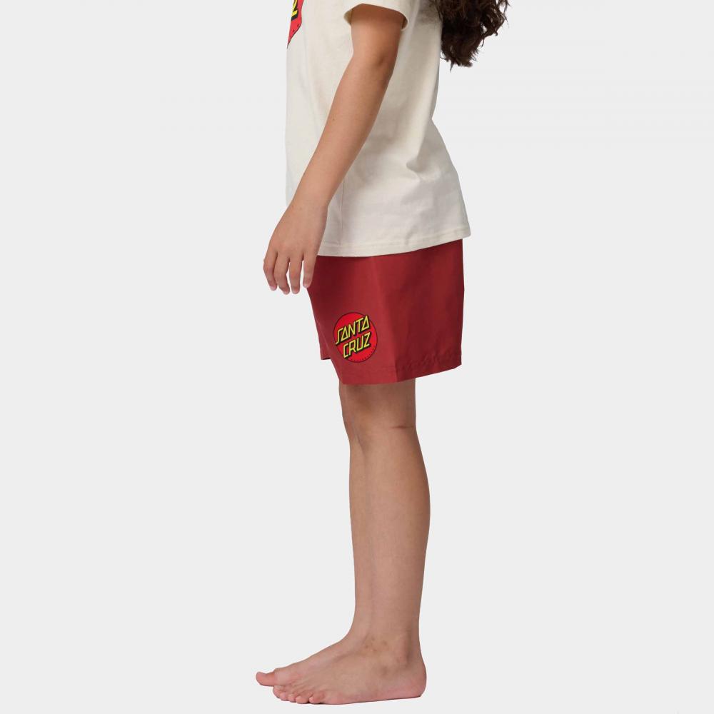 Short de bain enfant Santa Cruz Classic Dot Ketchup