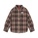 Chemise enfant Santa Cruz Chopper Brown Check