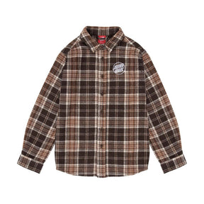 Chemise enfant Santa Cruz Chopper Brown Check