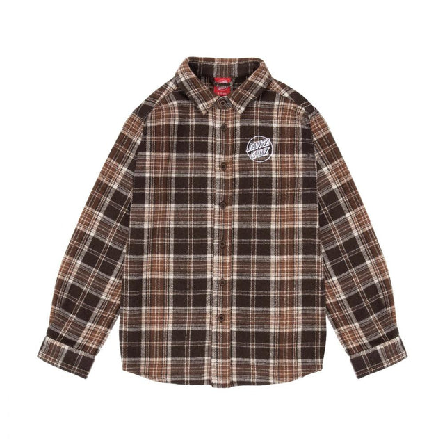 Chemise enfant Santa Cruz Chopper Brown Check