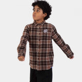 Chemise enfant Santa Cruz Chopper Brown Check