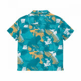 Tee-shirt enfant Santa Cruz Stamped Opus SS Shirt Teal Woodcut Camo
