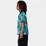 Tee-shirt enfant Santa Cruz Stamped Opus SS Shirt Teal Woodcut Camo