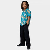 Tee-shirt enfant Santa Cruz Stamped Opus SS Shirt Teal Woodcut Camo