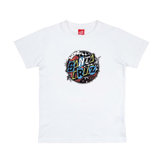 Tee-shirt enfant Santa Cruz Pay Off Dot Front White