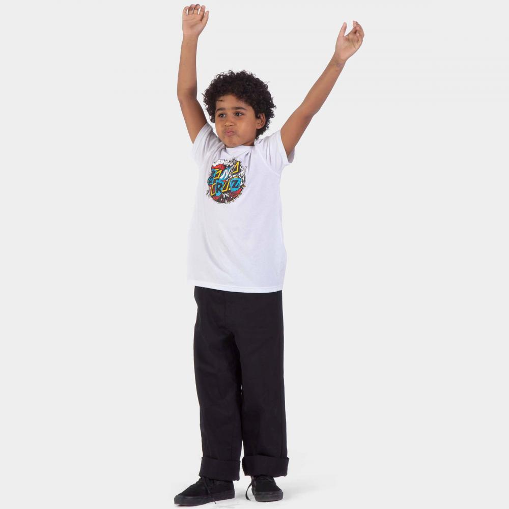 Tee-shirt enfant Santa Cruz Pay Off Dot Front White