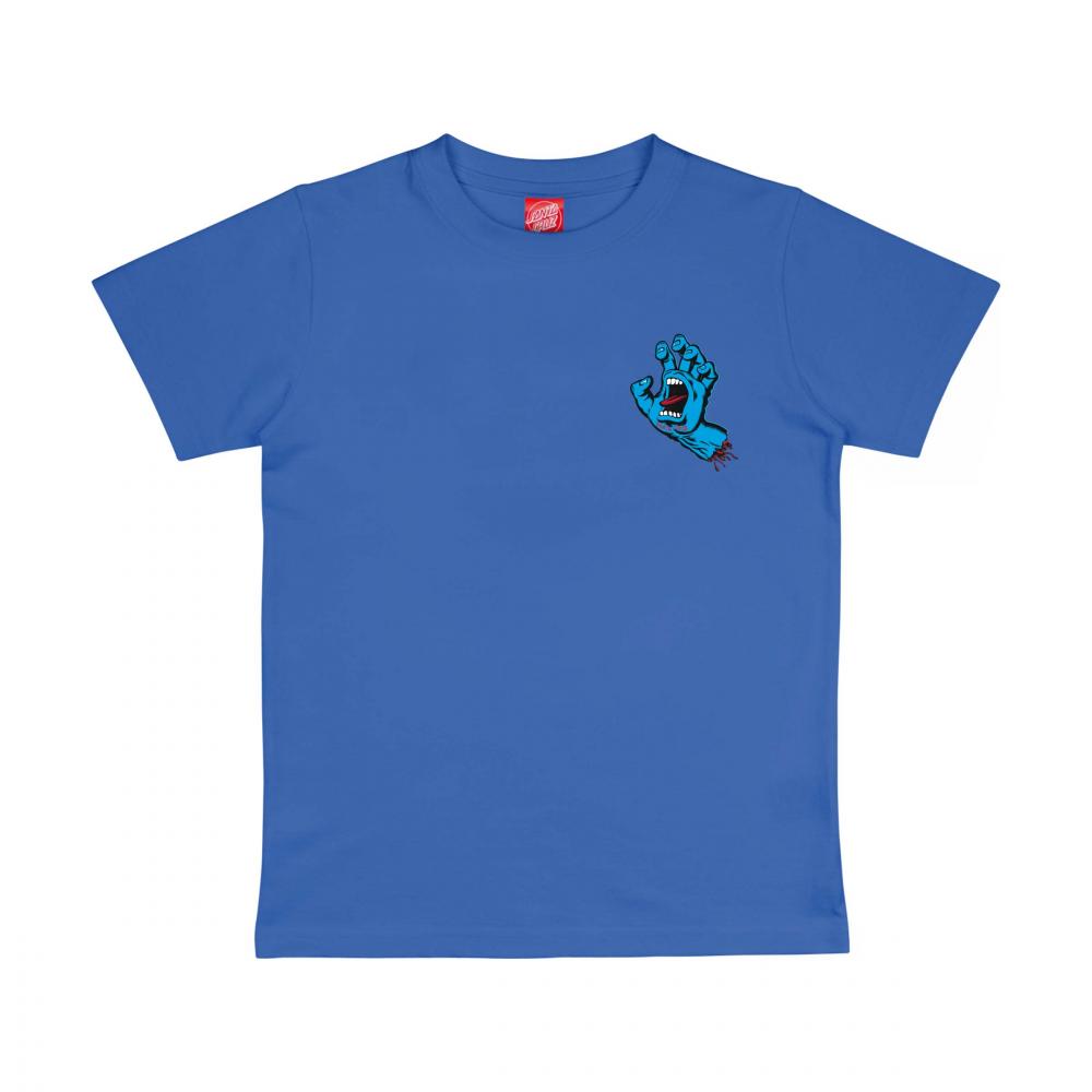 Tee-shirt enfant Santa Cruz Screaming Hand Chest Sapphire