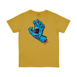 Tee-shirt enfant Santa Cruz Screaming Hand Chest Mustard