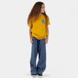 Tee-shirt enfant Santa Cruz Screaming Hand Chest Mustard