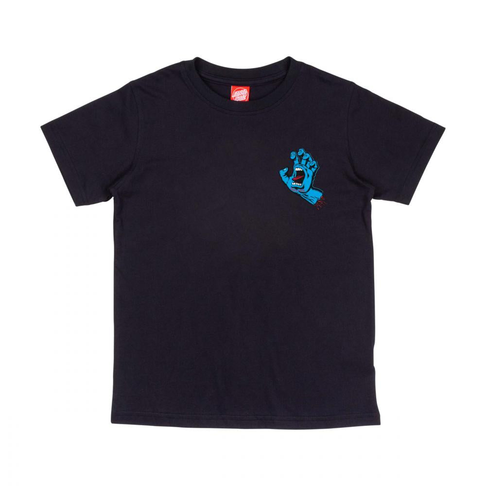 Tee-shirt enfant Santa Cruz Screaming Hand Chest Black