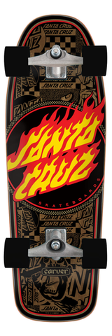 Santa Cruz Complete Cruiser Flame Dot Rout