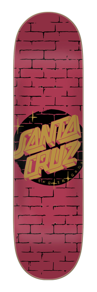 Santa Cruz Deck Scrawl Brick Dot 7 Ply Birch