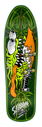 Santa Cruz Deck Meek Pinstripe Slasher Green