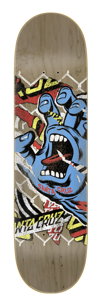 Planche de skateboard Santa Cruz Damaged Hand 7 Ply Birch 8,25"