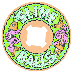 Slime Balls Wheels (Jeu De 4) 56Mm Fish Balls Speed Org 99A