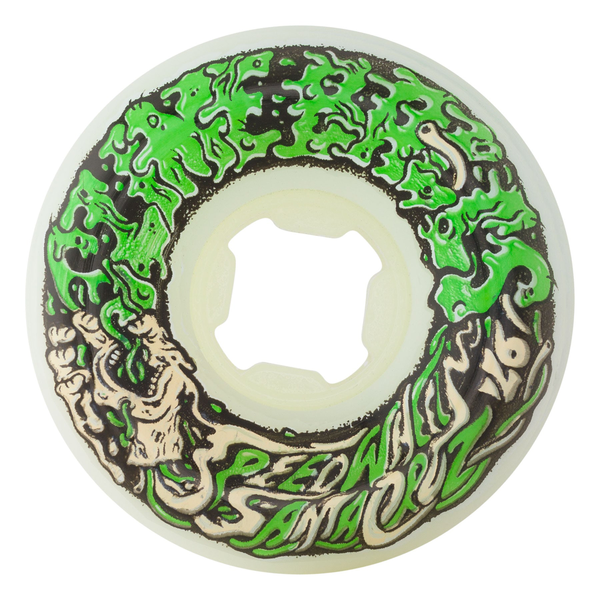 Slime Balls Wheels (Jeu De 4) 54Mm Vomit Ii White Green 97A