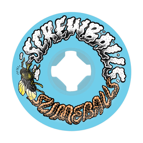 Slime Balls Wheels (Jeu De 4) 56Mm Screw Balls Blue 99A
