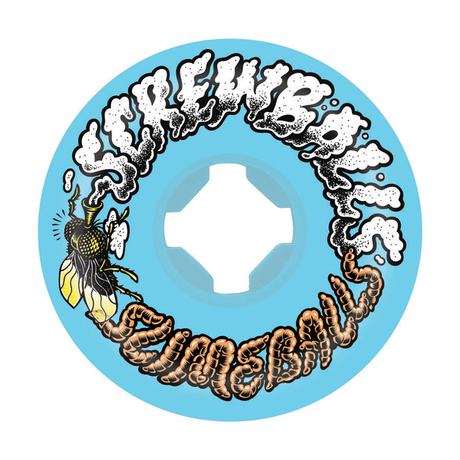 Slime Balls Wheels (Jeu De 4) 56Mm Screw Balls Blue 99A